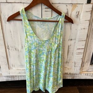 Floral boyfriend tank